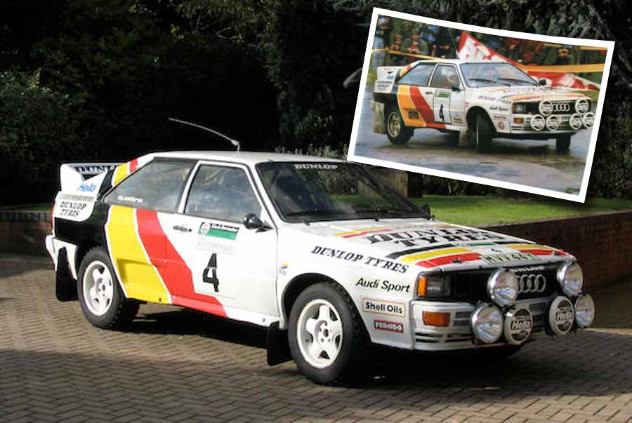 Malcolm Wilson's Audi Quattro